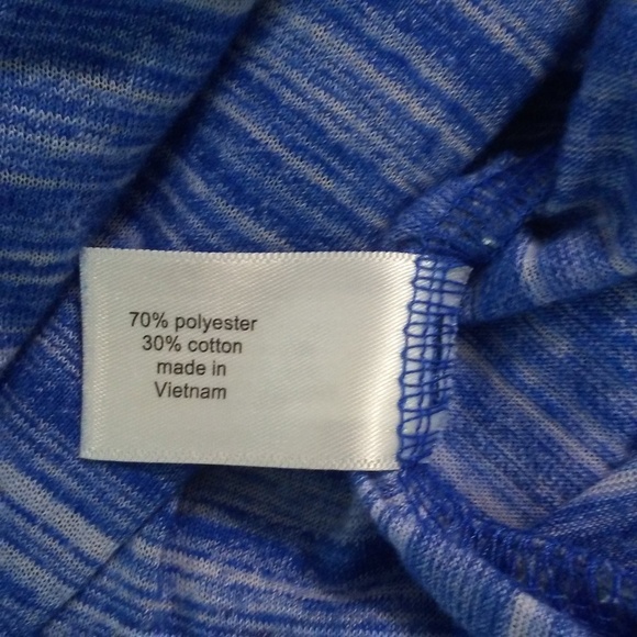 Lane Bryant 3/4 Sleeve V Neck Tee Side Gathers - Picture 4 of 8